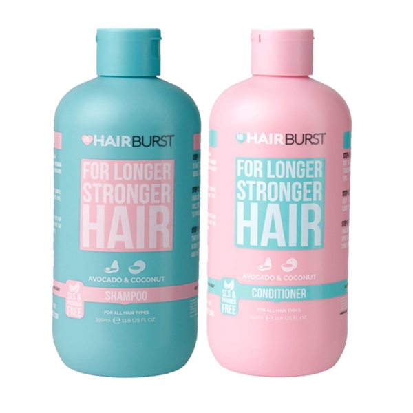 Set Hairburst Gội Xả For Longer Stronger Hair