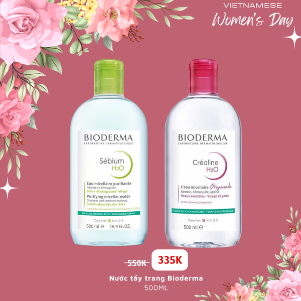 Tẩy trang Bioderma Sebium H2O Cleansing Water