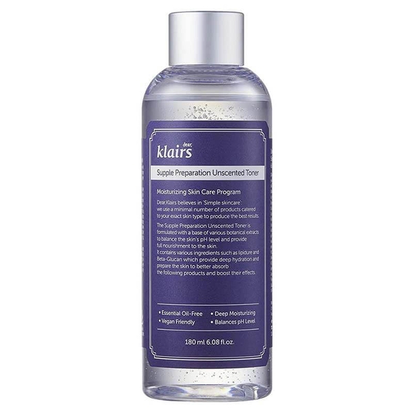 Klairs Supple Preparation Unscented Toner