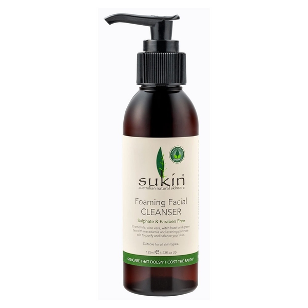 Sukin foaming facial cleanser