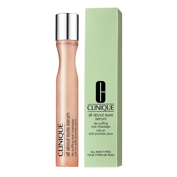 Clinique All about eye serum Depuffing eye massage