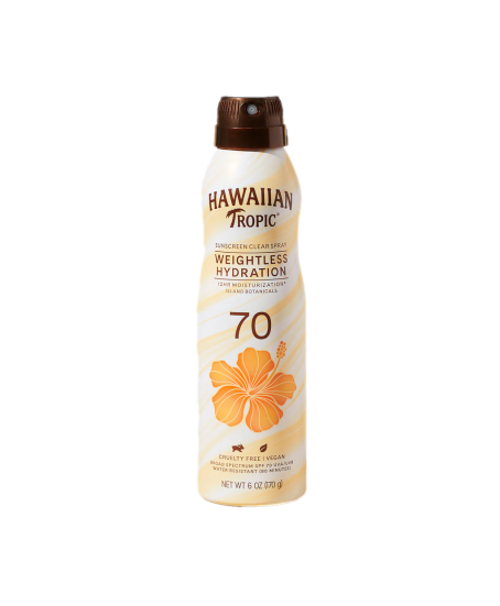 Hawaiian Tropic Weightless Hydration Sunscreen Spray SPF70