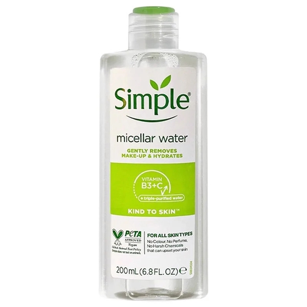 Nước tẩy trang Simple Micellar Cleansing Water