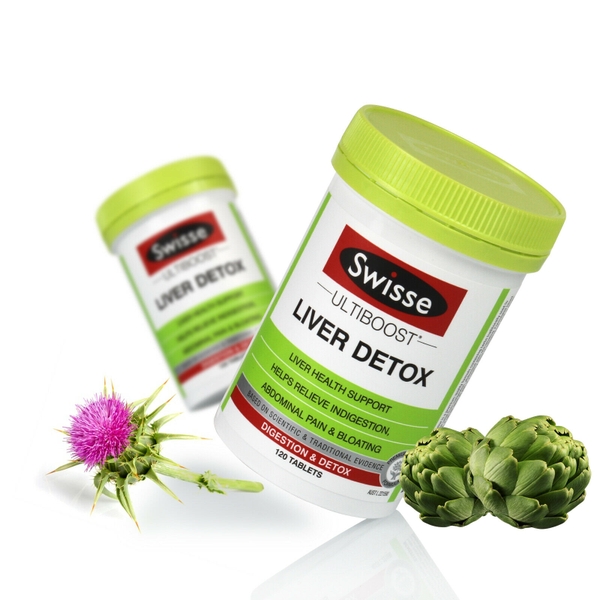 Viên Giải Độc Gan Swisse Ultiboost Liver Detox (120 viên)