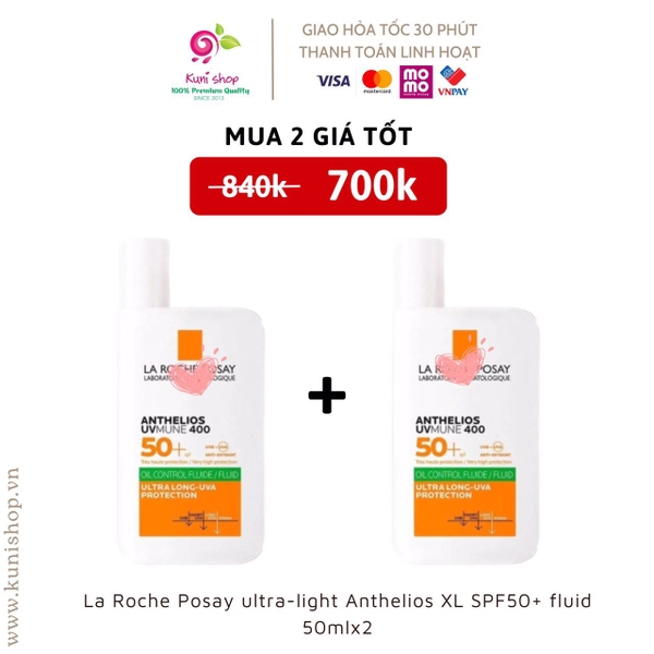 La Roche Posay ultra-light Anthelios XL SPF50+ fluid