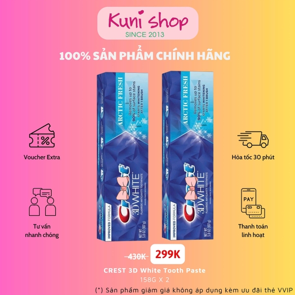 CREST 3D White Tooth Paste