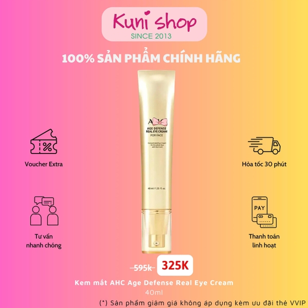 Kem mắt AHC Age Defense Real Eye Cream