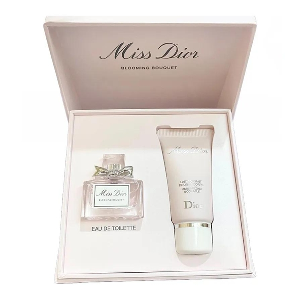 Set nước hoa & sữa dưỡng thể Miss Dior Mini - EDP 5ml + Body Milk 20ml