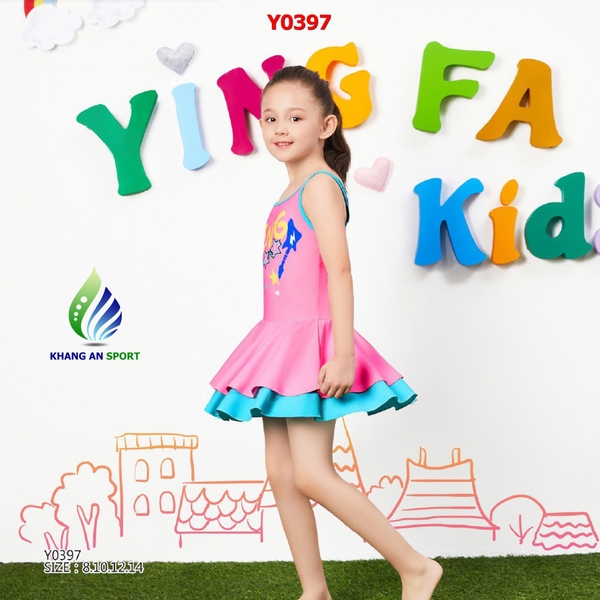 Váy bơi liền bé gái (20-40kg) Yingfa Y0397