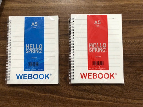 Sổ lò xo Futurebook Hellospring A5