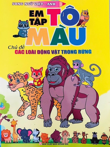 Em Tập Tô Màu - Chủ đề Các Loại Đọng Vật Trong Rừng
