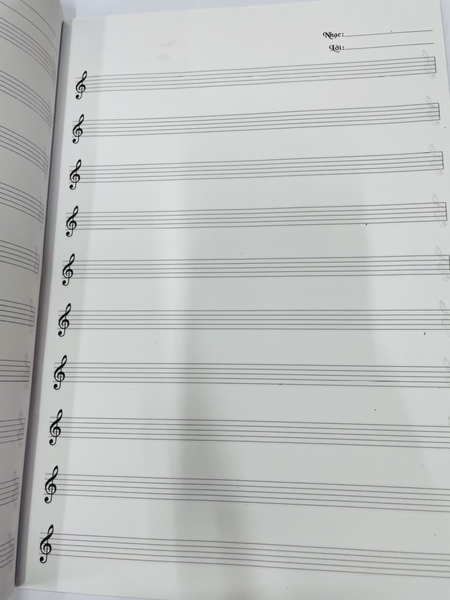 Tập chép nhạc dày