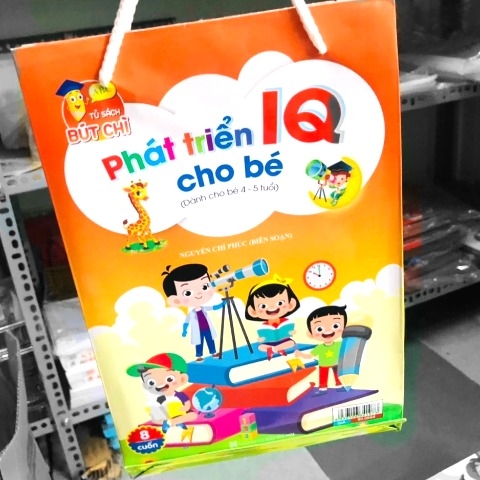 Tủ sách bút chì - Tô chữ và số cho trẻ 4 - 5 tuổi (8 cuốn)