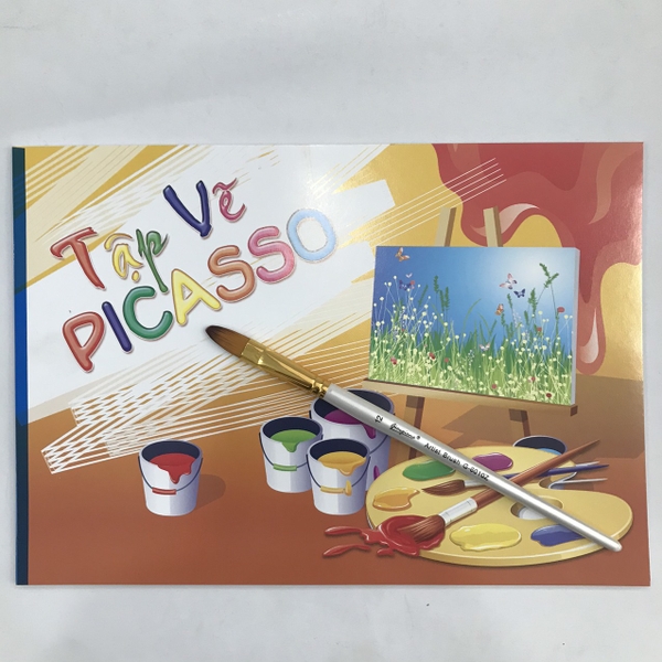 Tập vẽ Picasso cỡ A4 khổ ngang (dày)