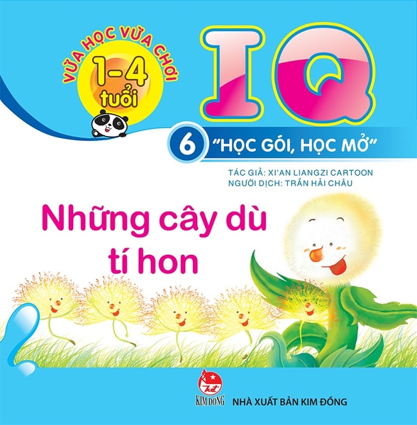 Vừa học vừa chơi 1-4 tuổi: IQ - Học gói học mở - Cuốn 6: Những cây dù tí hon