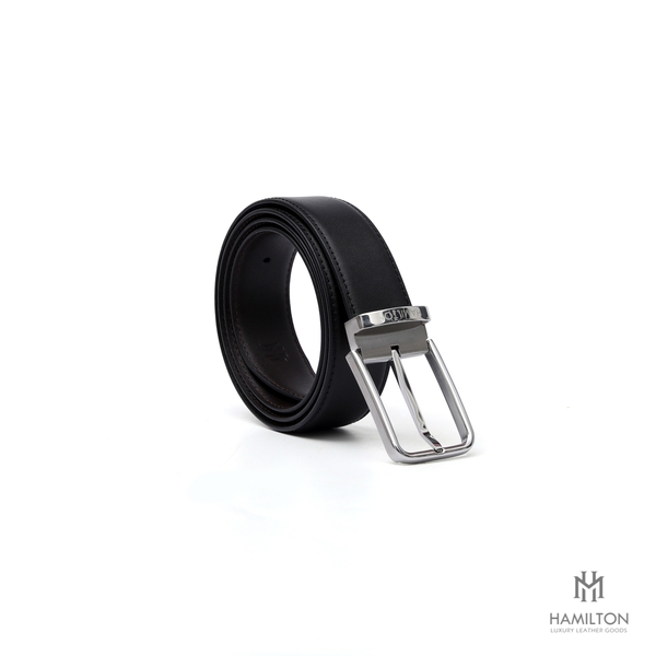 Dây lưng da bò mặt xỏ kim  MHB2OX-004S