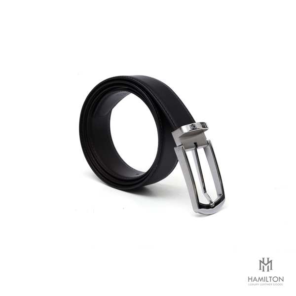 Dây lưng da bò mặt xỏ kim MHB2OX-002S