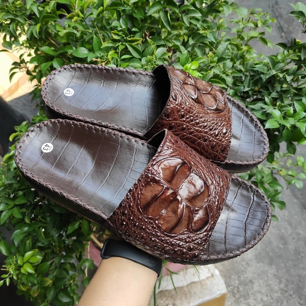 Dép ngang gù cá sấu siêu đẹp! [DÉP ĐẾ CAO]