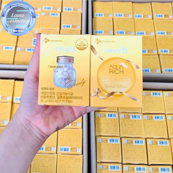 Viên Uống Cấp Nước Collagen Innerb Aqua Rich 70 Viên