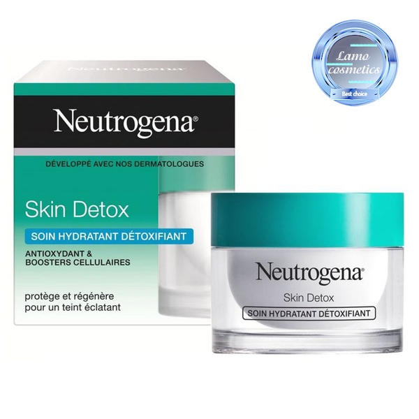 Kem Dưỡng Ẩm Thải Độc Neutrogena Skin Detox Soin Hydratant Détoxifiant 50ml