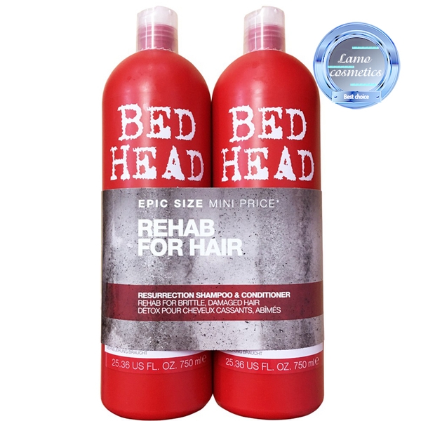Cặp Xả Tigi Bed Head Đỏ 750ML