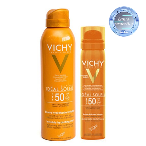 Xịt chống nắng Vichy 75ml và 200ml Dạng Phun Sương