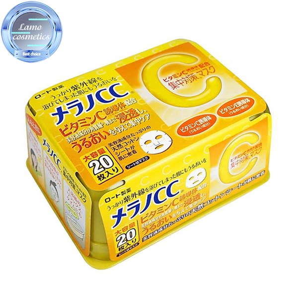 Mặt Nạ Dưỡng Da Trị Thâm  Rohto Melano CC Intensive Measures Mask