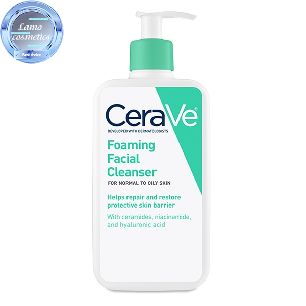[USA] Sữa Rửa Mặt Dịu Nhẹ CeraVe Foaming Facial Cleanser 355ML
