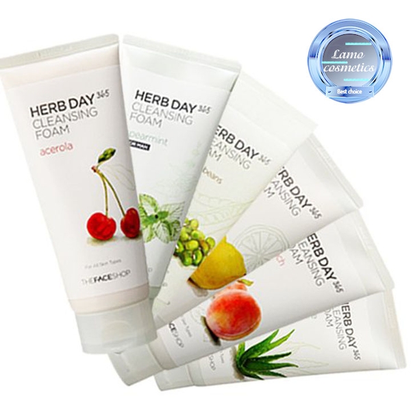 Sữa Rửa Mặt Herb Day 365 Cleansing Foam The Face Shop
