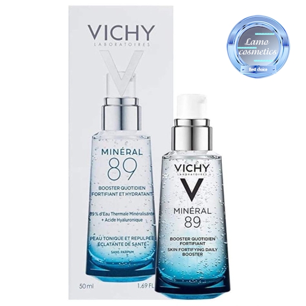 Serum Vichy Mineral 89 50ml Pháp Tinh Chất Cô Đặc Phục Hồi Bảo Vệ Da