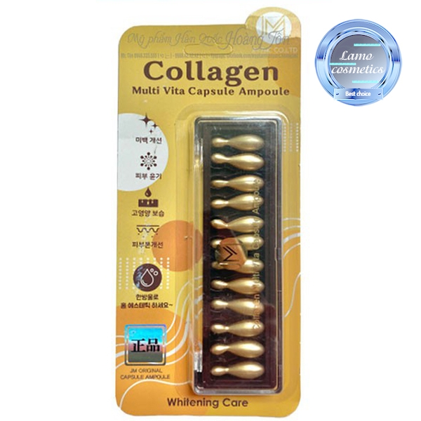 Tinh Chất Collagen Ammud Multi Vita Ampoule Collagen (12 viên x 400mg)