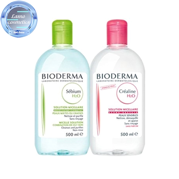 Nước Tẩy Trang Bioderma H2O Solution Micellaire 500ml Pháp
