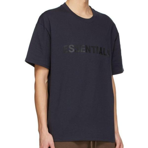 Essentials Fear Of God Navy T Shirt
