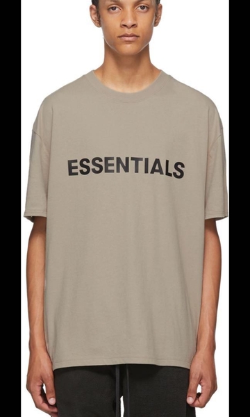 essentials tan t shirt
