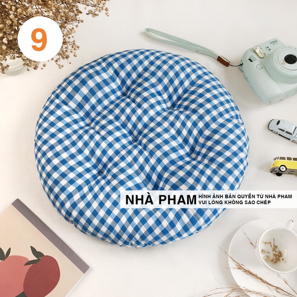 ĐỆM TRÒN CARO 50CM - HÌNH 09