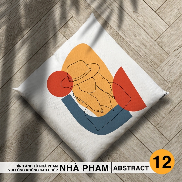 ĐỆM VUÔNG ABSTRACT - HÌNH 12