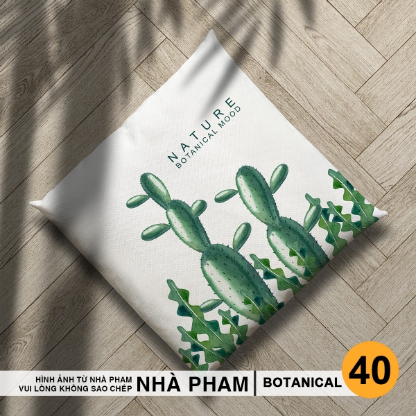 ĐỆM VUÔNG BOTANICAL - HÌNH 40