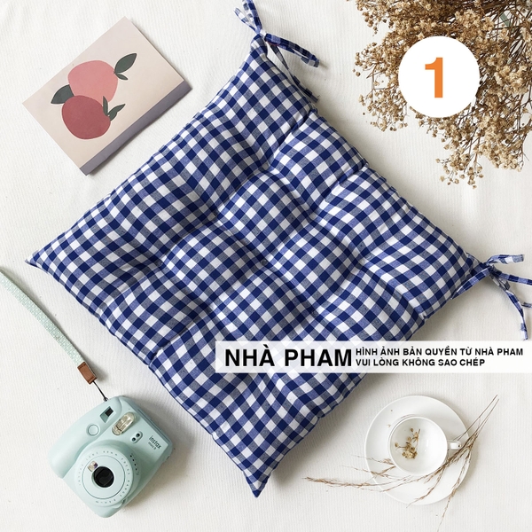 ĐỆM VUÔNG CARO 50CM - HÌNH 01