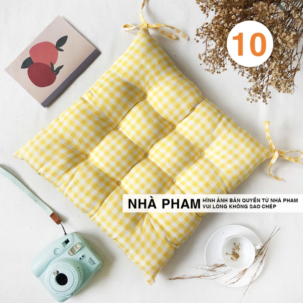ĐỆM VUÔNG CARO 50CM - HÌNH 10