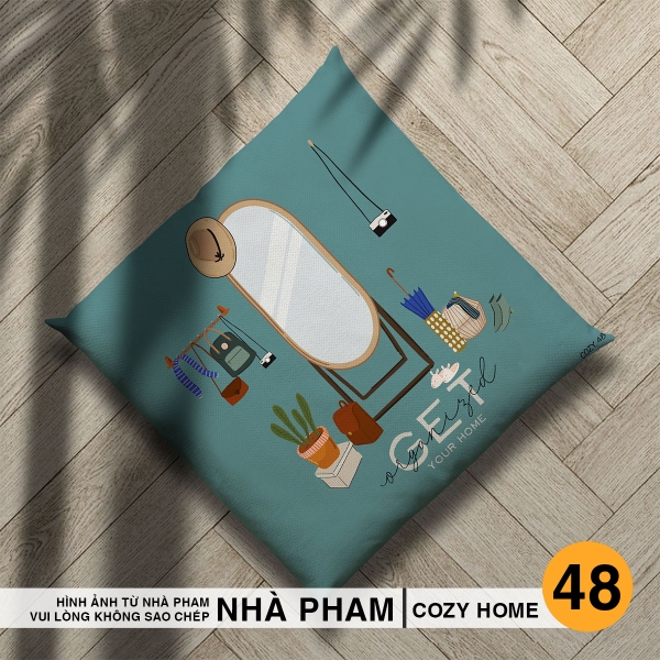 ĐỆM VUÔNG COZY HOME - HÌNH 48