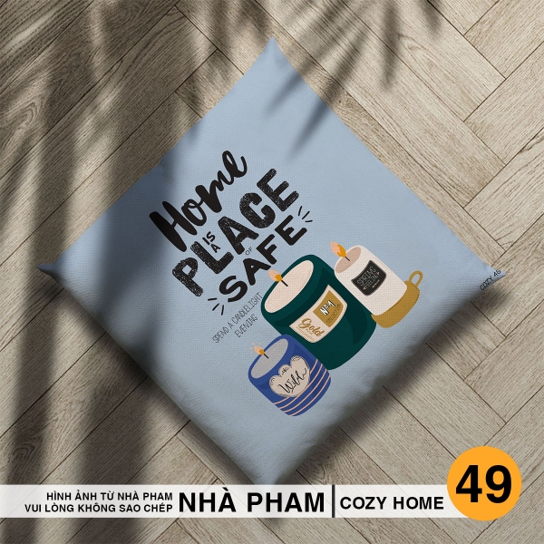 ĐỆM VUÔNG COZY HOME - HÌNH 49