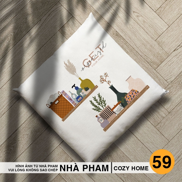 ĐỆM VUÔNG COZY HOME - HÌNH 59