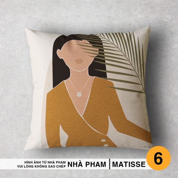 GỐI SOFA ABSTRACT GIRL - HÌNH 06