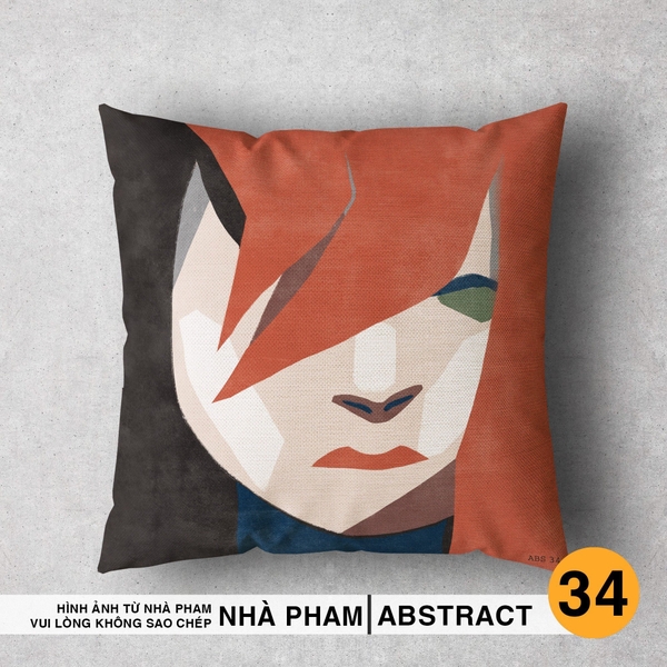 GỐI SOFA ABSTRACT - HÌNH 34