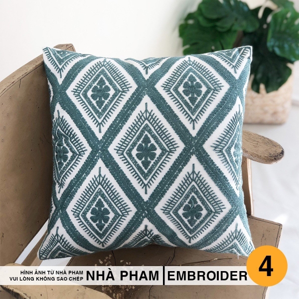 GỐI SOFA EMBROIDER - HÌNH 04