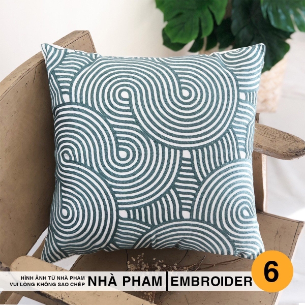 GỐI SOFA EMBROIDER - HÌNH 06