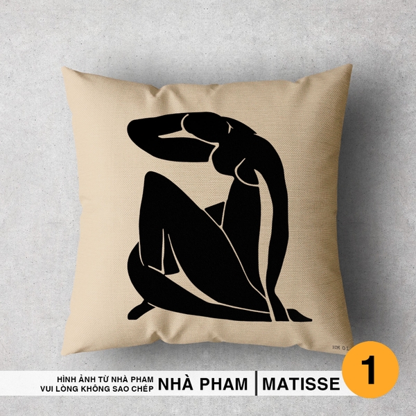 GỐI SOFA HENRI MATISSE - HÌNH 01