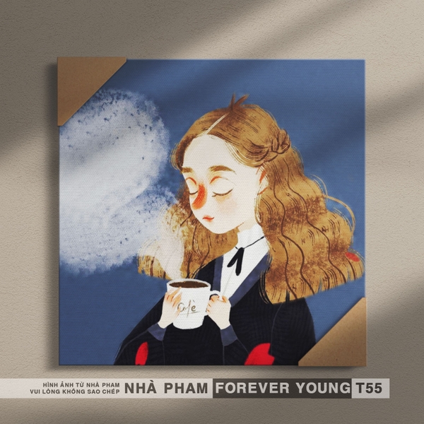 TRANH CANVAS FOREVER YOUNG - 30X30CM - HÌNH 55