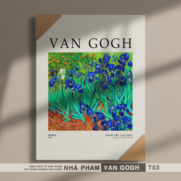 TRANH CANVAS VAN GOGH - 40X60CM - TRANH 03