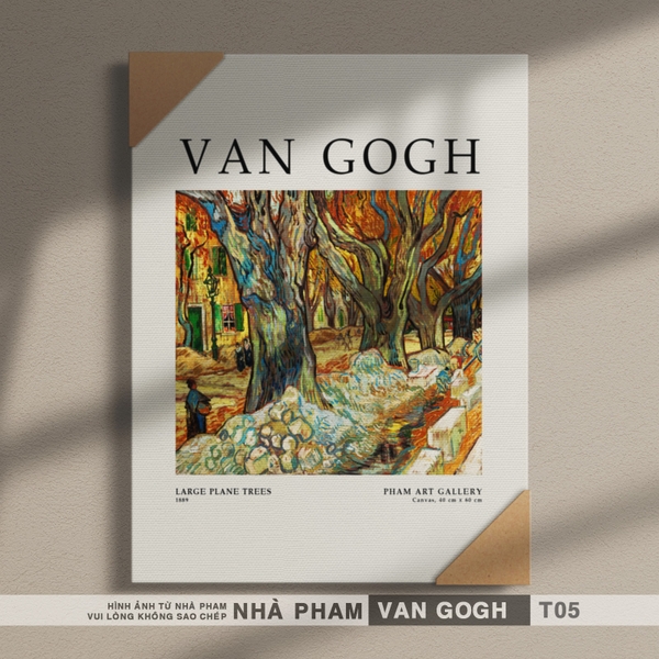 TRANH CANVAS VAN GOGH - 40X60CM - TRANH 05